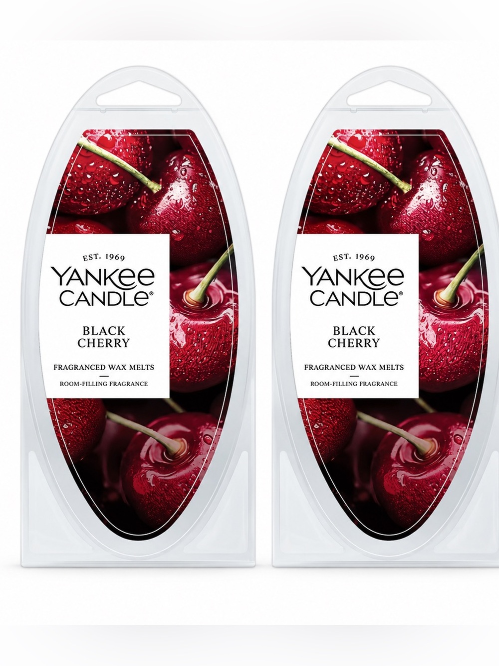Two Packs New Yankee Candle Black Cherry Wax Melts